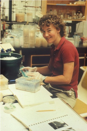 Carol Greider in 1985.