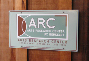 Arts Research Center sign