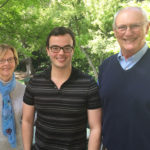 Ausfahl Family photo of three people
