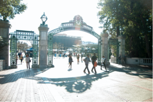 Photo of Sather Gate at UC Berkeley