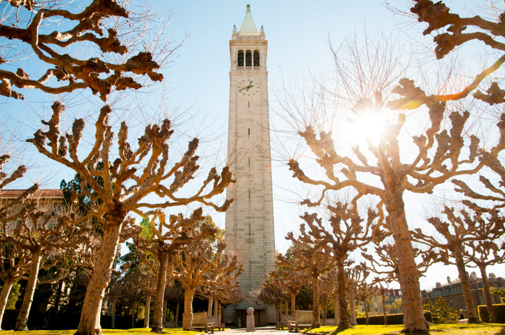the campanile next to the sun