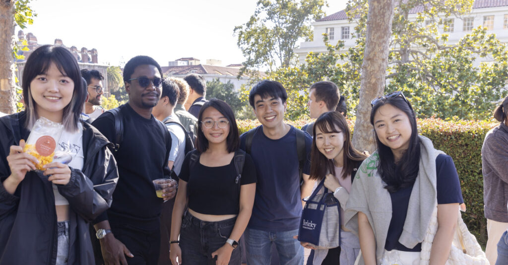 Berkeley graduate students standing together