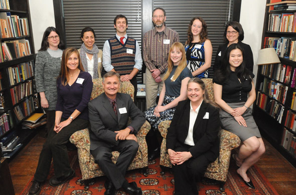 Most of the 2011 GSI recipients of the Teaching Effectiveness Award in the Women's Faculty Club