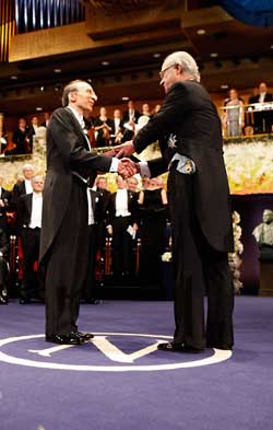 Saul Perlmutter received his Nobel Prize