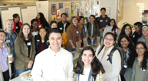 group of students at the Berkeley public service center