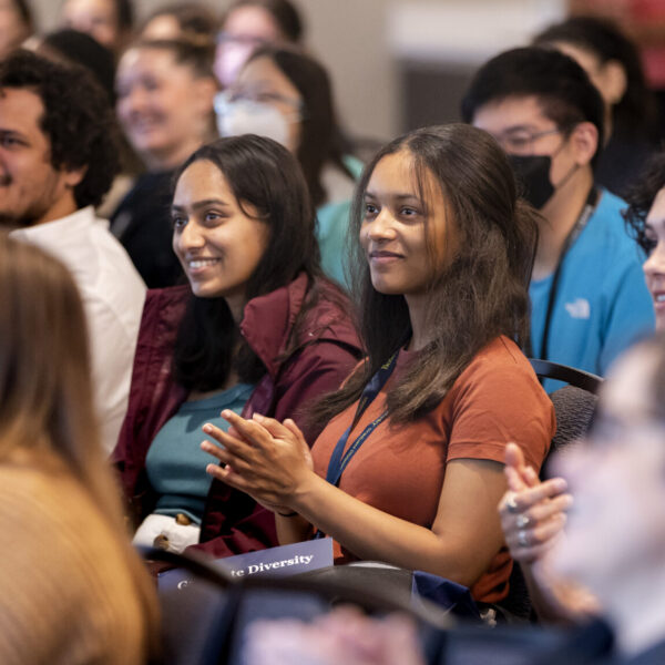 Students seated during diversity days